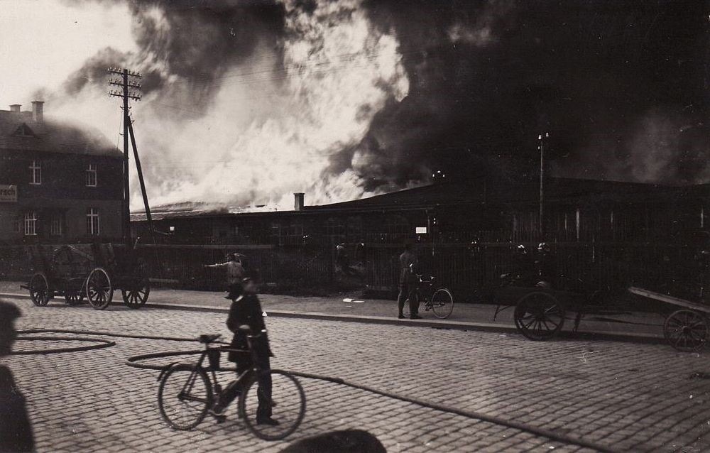 Brand der Hafenmühle Dresden Brand der Hafenmühle Dresden